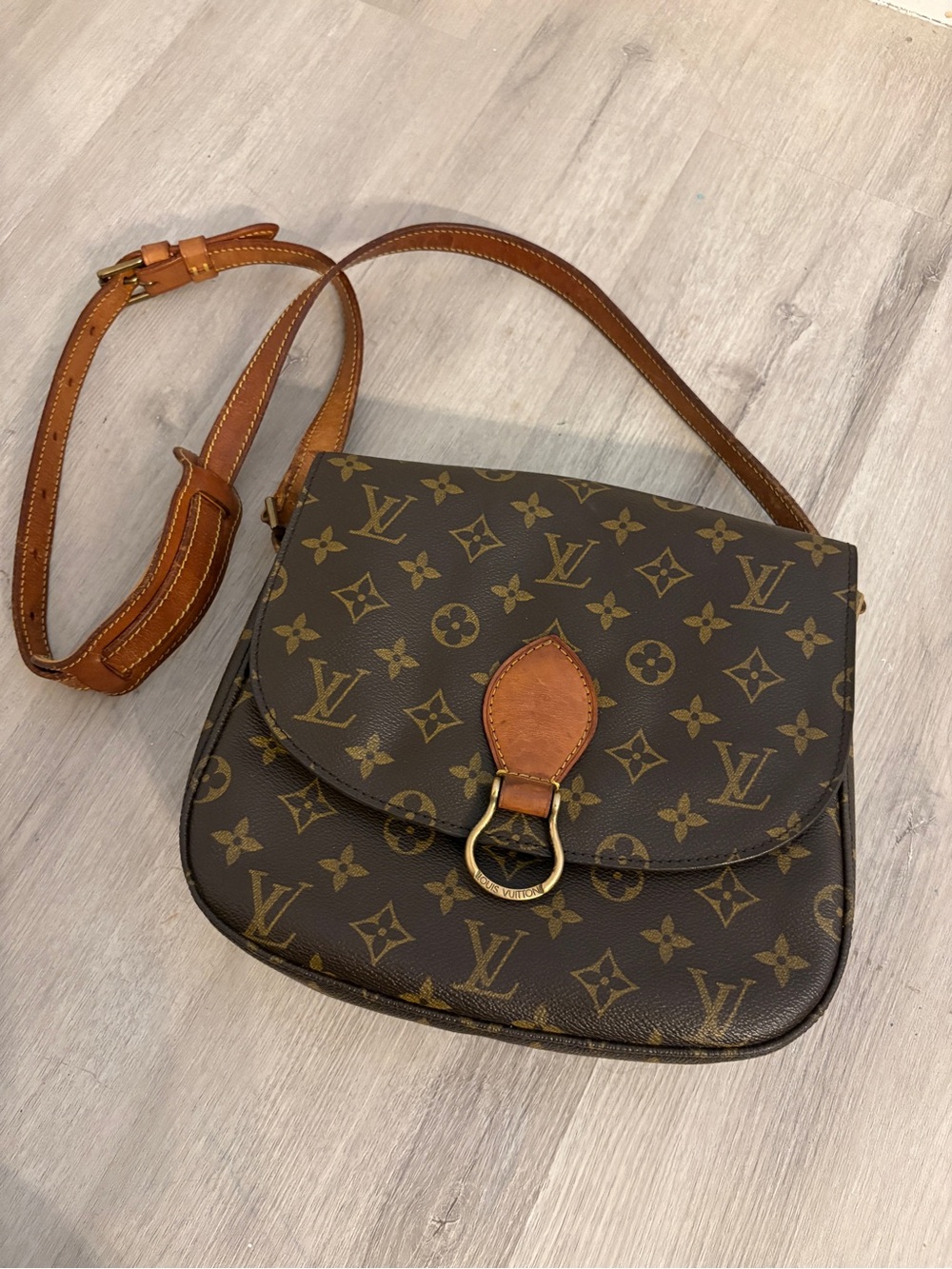 Louis Vuitton St. Cloud GM Monogram Crossbody Bag verified authentic